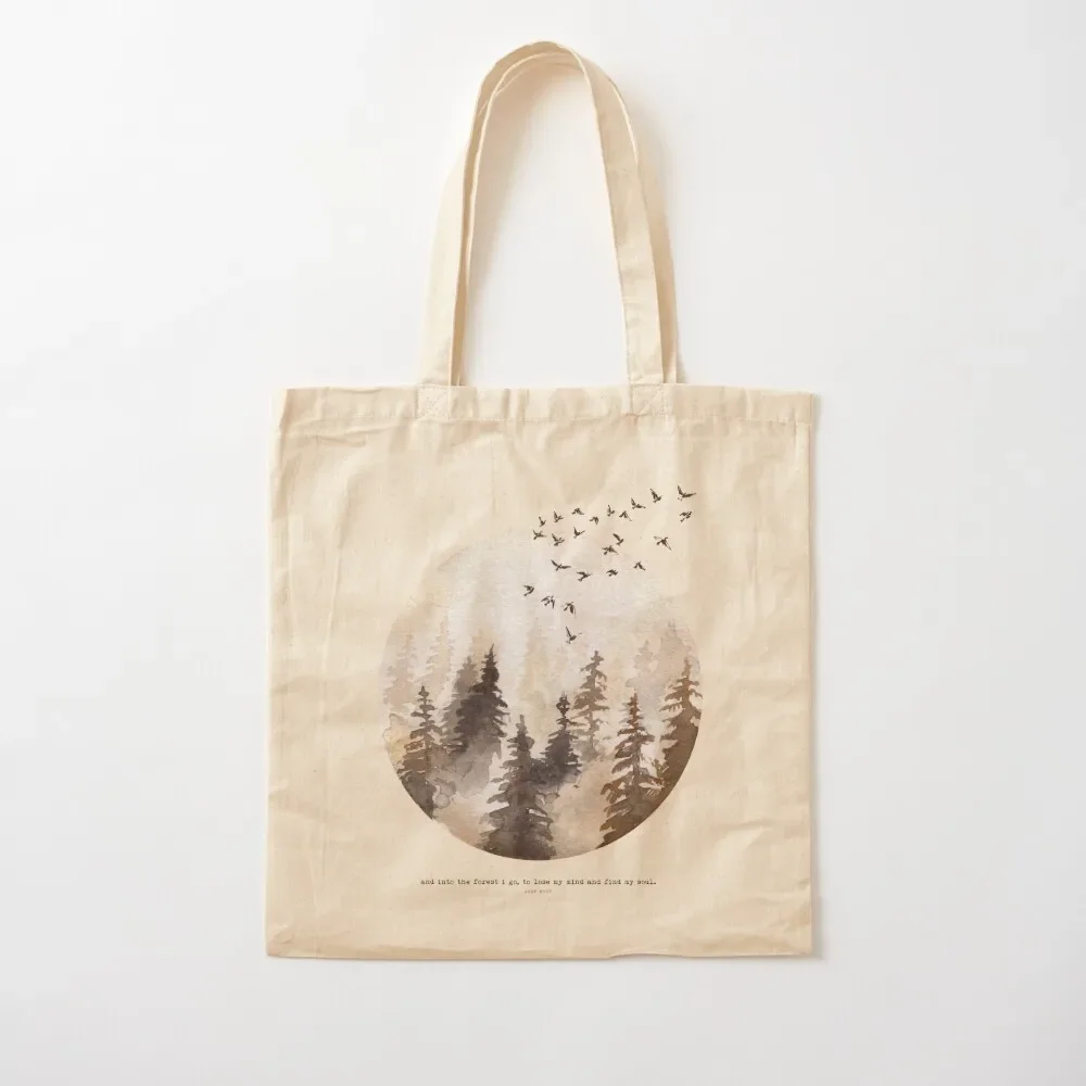 

Into The Forest I Go - Spirituality, Boho, Nature Lover, Calm, Outdoors, Hiking Tote Bag Women's shopper Tote Bag