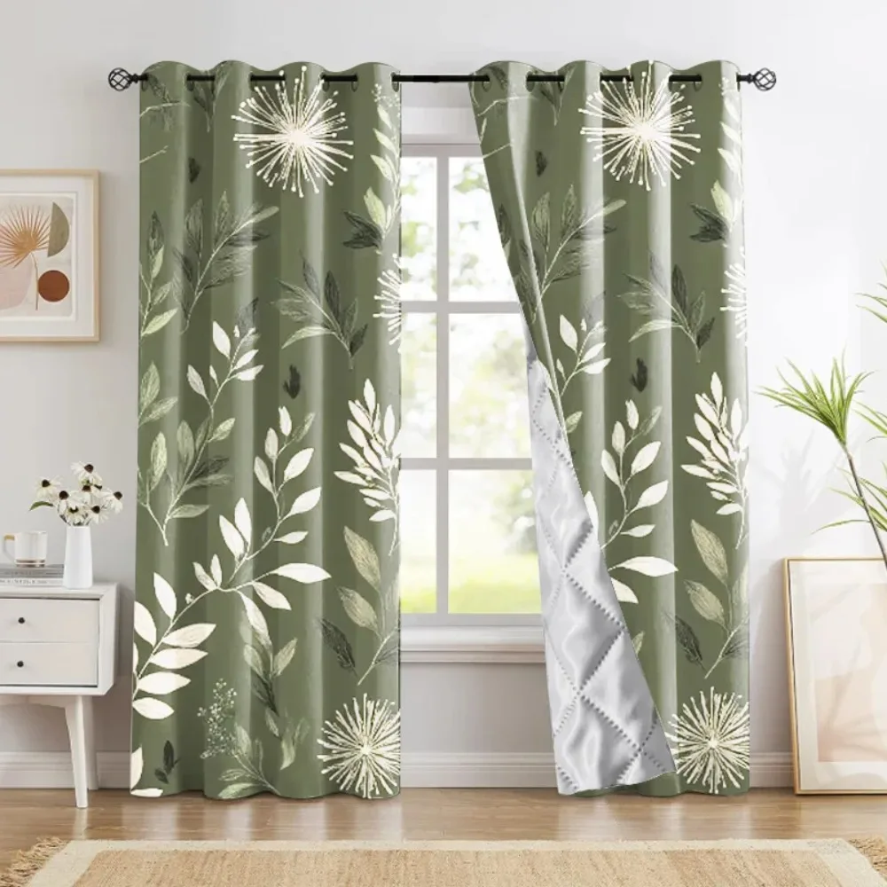 

Звукоизоляционные плотные шторы из хлопка и льна с теплоизоляцией для гостиной, столовой, спальни, утолщенные оконные шторы на заказ