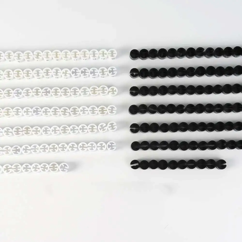 Series Number 1-50 Or 1-100 Opts Plastic Number Size Markers Tag Size Dividers Multi Colors