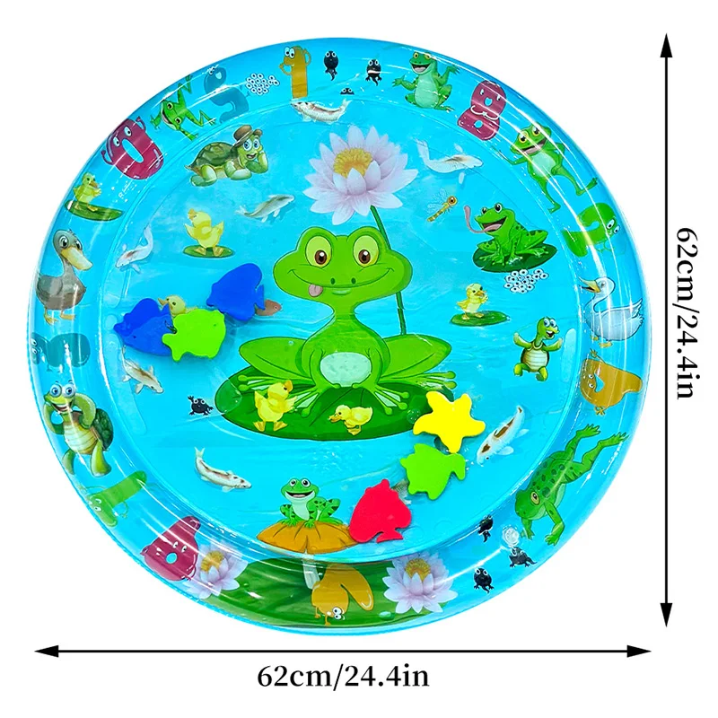 Baby Water Play Mat Inflatable Cushion PVC Infant Tummy Time Toddler Water Pad For Kids Early Education Developing Activity Toys