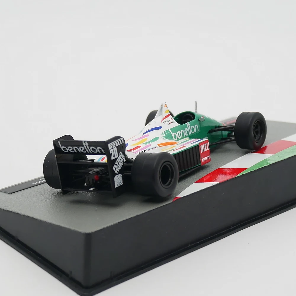 Ixo 1:43 Racing Benetton B186 1986 Gerhard Berger Diecast Car Model Metal Toy Vehicle