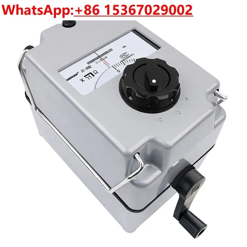 Grounding resistance tester zc-8 hand shake meter measurement lightning protection pile zc29b-1-2 ground resistance ohmmeter