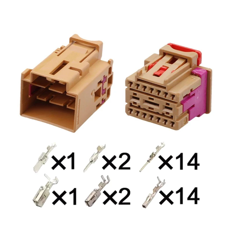 8K0972483A is suitable for the electric seat heating wire harness plug of Volkswagen and Audi. 8K0972483A has a 17-hole sheath
