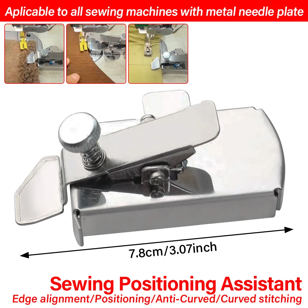 Magnetic Seam Guide for Sewing Machine Multifunctional Ruler Hemmer Seam Guide Sewing Ruler Sewing Machine Attachments