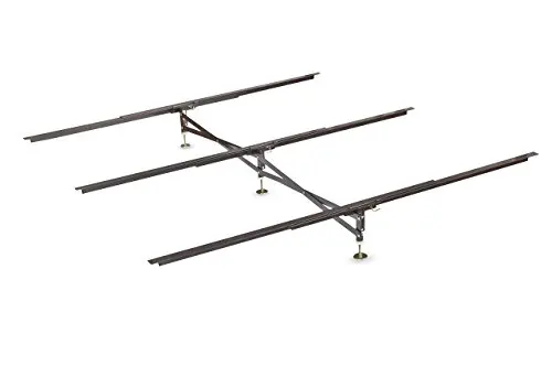 X-Support Bed Frame Support System,  3 Cross Rails and 3 Legs - Strong Center Support Base for Full, Queen and Ki