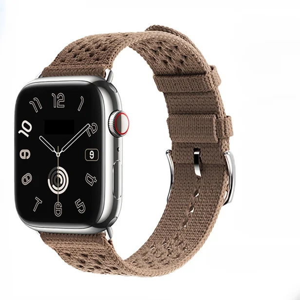 

Apply for Apple Watch Sports Pin Buckle Strap Breathable Knitted iwatch 765421 Braided Strap Watch Band