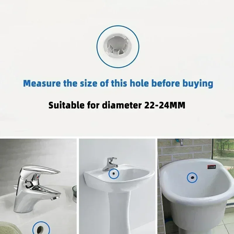 1/4PCS Trim Round Bathroom Basin Plastic Sink Insert Kitchen Overflow Ring Bathroom Fixture Ceramic Basin Chrome Hole Cover Sink