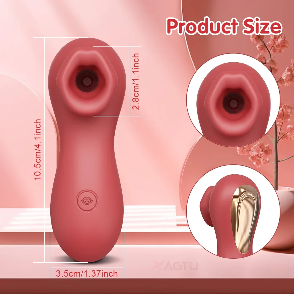 App-gesteuerter Klitoris-sauger Und Rabbit-vibrator Für Damen_voghion.com