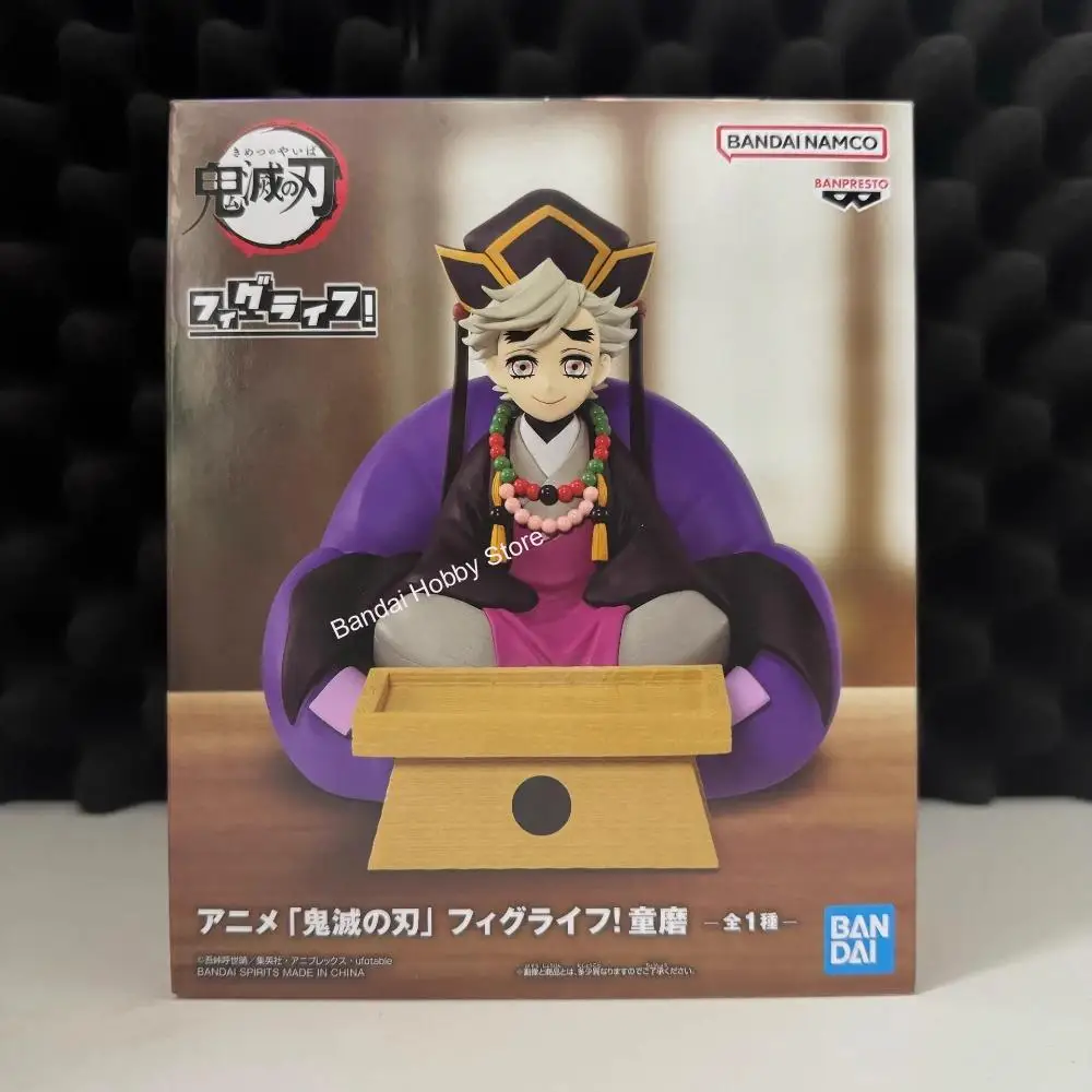 In Stock Bandai Original Genuine Banpresto Demon Slayer: Kimetsu No Yaiba Douma FigLife 14cm Collections Model Toy Figures Gift - view 4