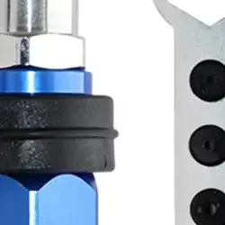 Blind Rivet Adapter Kit Quick Change Conversion Head Set For Electric Rivet Power Tool Accessories Size Black Silver