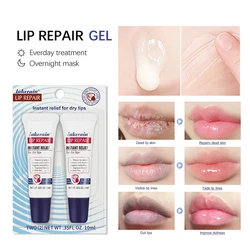 2pcs/Lot Moisturizing Lip Repair Gel Instant Relief For Dry Lips Liquid Lip Balm Paraben Free Lip Care Product Reduce Lips Line