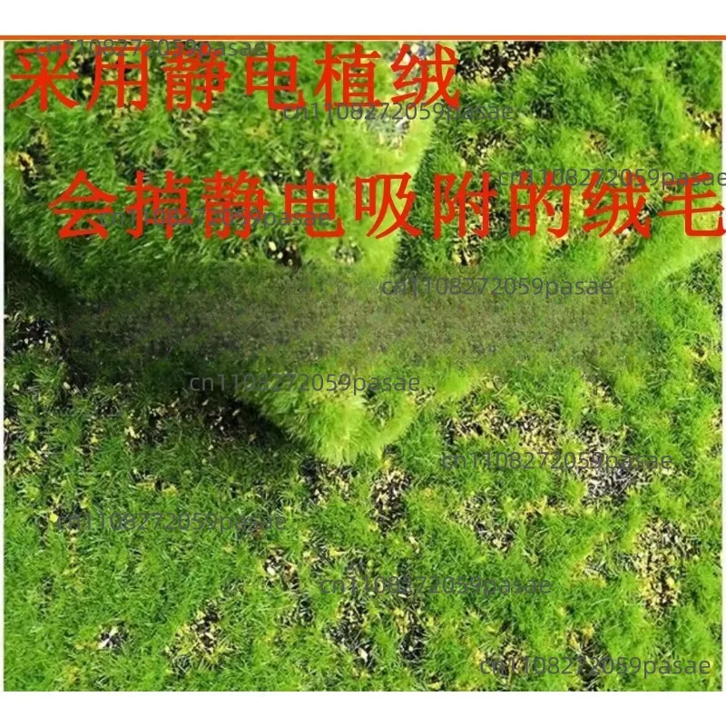 Simulated moss, fake lawn, turf, moss, bonsai decoration, green plant micro-landscape landscaping, flocking decoration