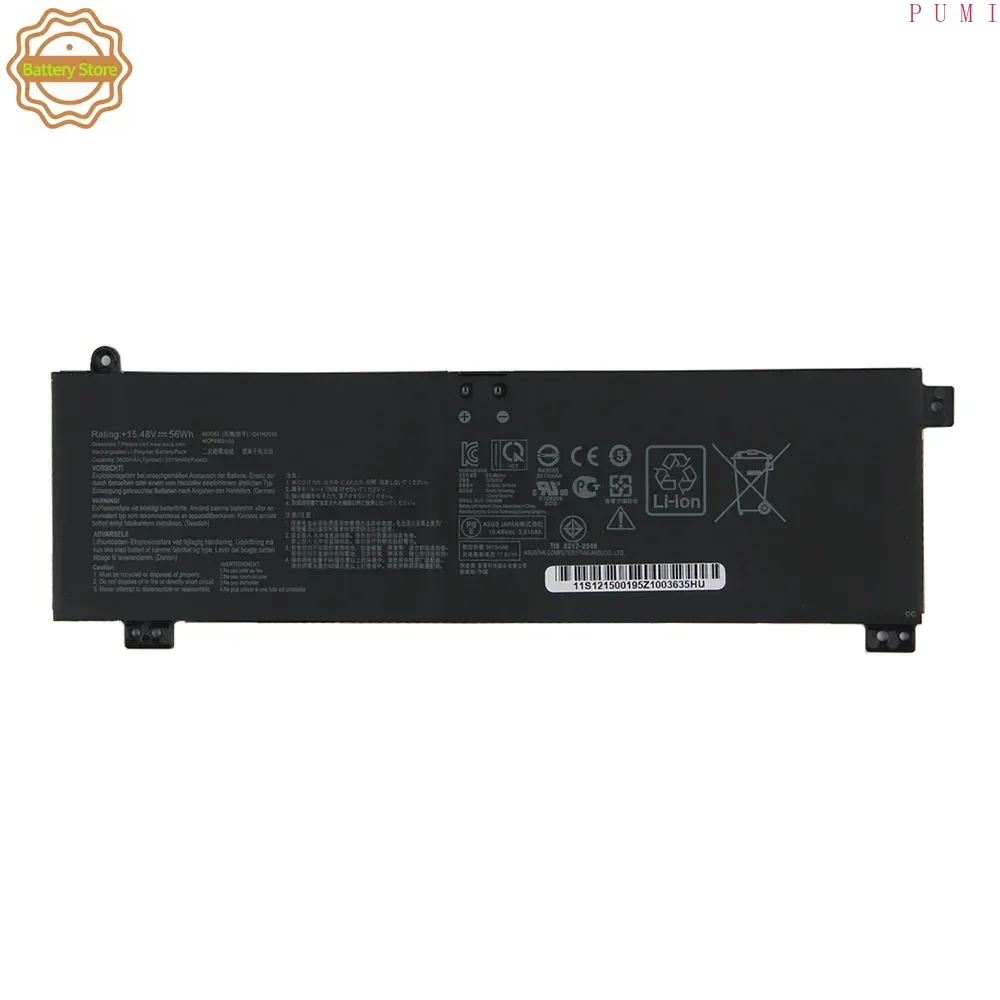 Batteries C41N2010 For ASUS ROG Strix G15 G513Q G513QR G513QM G17 G713QE G713QE-HX008T Replacement Battery With Tool