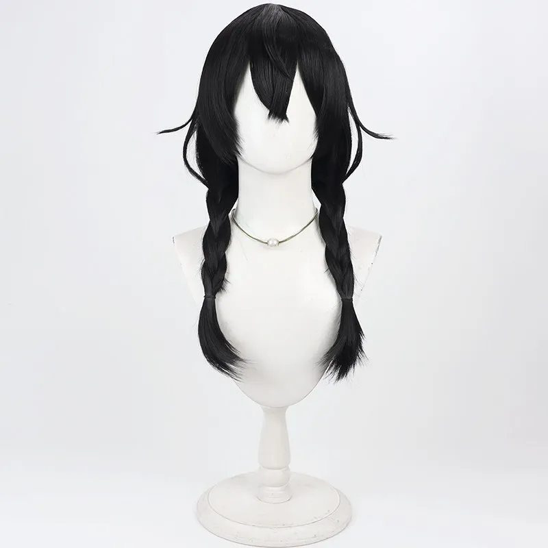 Virtual Vtuber Hanakuma Chifuyu Cos Cosplay Wig Halloween Carnival Party Props Synthetic Hair Heat Resistant Fiber + Wig Cap