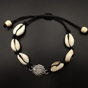 Böhmen handgefertigt gestresstes Muscheln Armband für Frauen kreative Seesterne Schildkröte Muschel Verstellbare Armbänder Sommer Beach Schmuck Schmuck 8 Hauptverkaufsschildkrötenarmband - №7