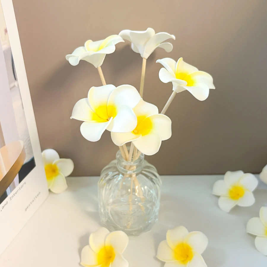 3/10 Uds. Palos de aromaterapia de ratán, una combinación de flores de huevo y ratán, adecuados para uso en interiores