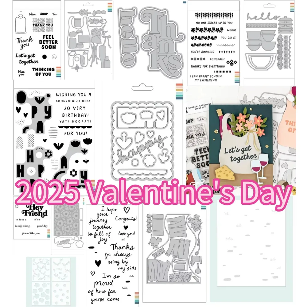 

new Metal Cutting Dies Stamps Stencil DIY Werner Simple Flowers Scrapbooking Photo Album Decorative Embossing Handmade for 2025