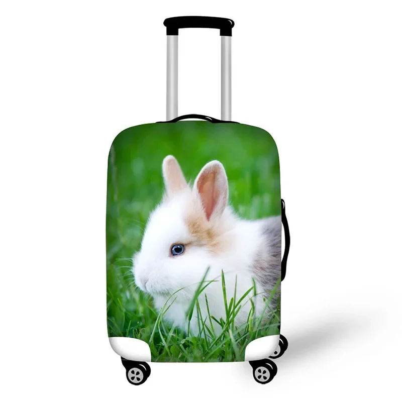 creative design travel protective cover for 18-30 inch trolley suitcase rain dust protector covers Animal rabbit pig