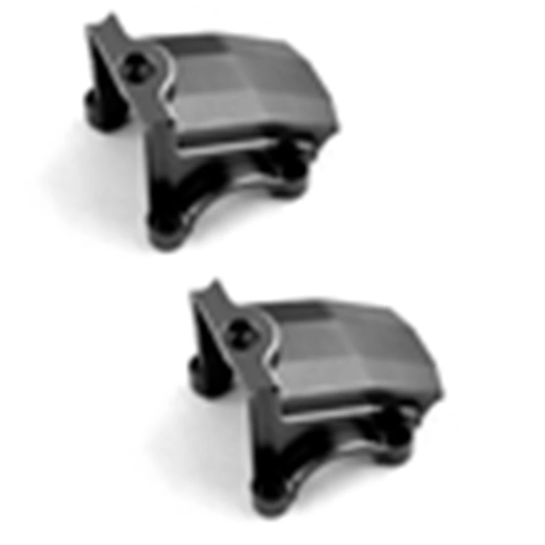 2Pcs Metal Front and Rear Differential Cover Gearbox Cover for 1/5 Traxxas X-Maxx Xmaxx 6S 8S RC Car Upgrade Parts,1