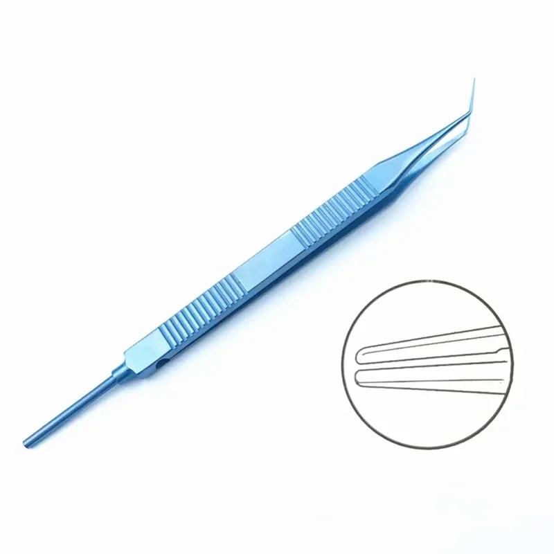 

Ophthalmic Forceps Tweezers Lens Folding Forceps 140mm Titanium Alloy Eye Surgery Instrument