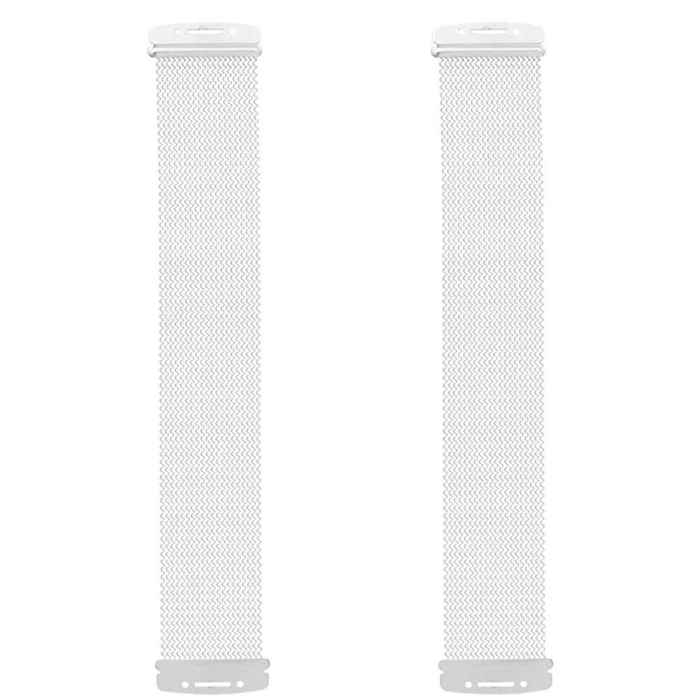 

2 Pcs Snake Sand Belt Accessories Stainless Snare Drum Wire Fixing Straps