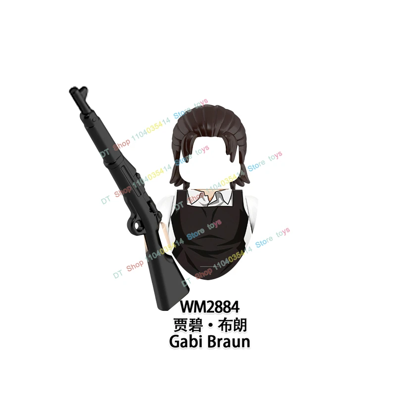 Klocki konstrukcyjne WM6203 6204 Anime Kreatywne Klocki Mini Figurki Akcji Akcesoria Modele Zabawki dla Dzieci Prezenty