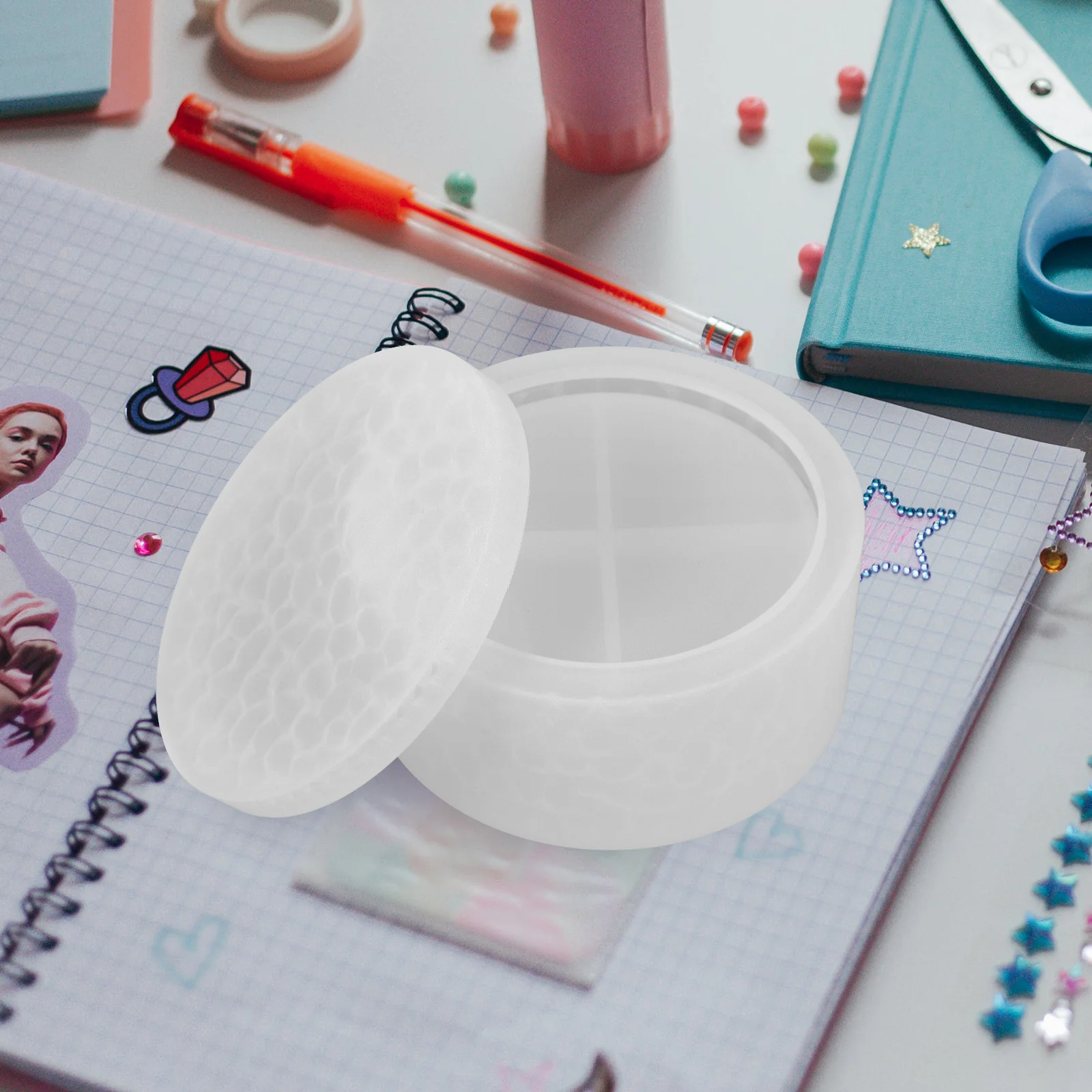 Silikonform Diy Kristall Epoxidharz Aufbewahrungsbox Handwerk Schmuckhalter Glatte Antihaft-Formen für DIY Handwerk