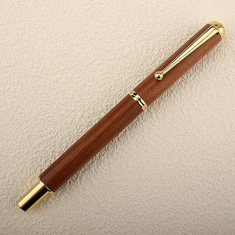 Luxus Naturholz Füll federhalter 0,5mm extra feine Feder Luxus elegante Stifte zum Schreiben von Büro Schul bedarf Briefpapier