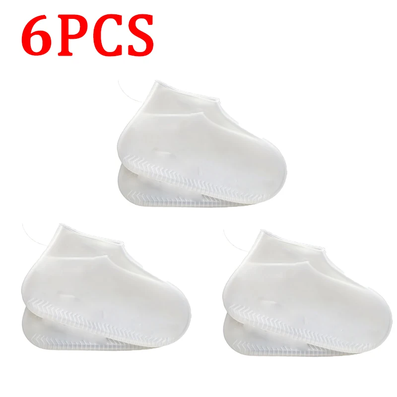 6/4/2PCS Silicone Shoe Covers - Wear-resistant Waterproof Anti-Slip Foldable Reusable For Outdoor Rain/Snow, Household Travel, image 14