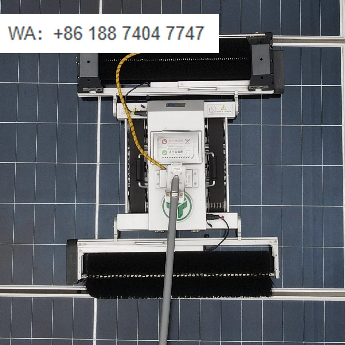 Factory-Direct Fully Automatic Solar Panel Cleaning Robot Special Design for Rooftop Solar Panels High Panel Cleaning Machine