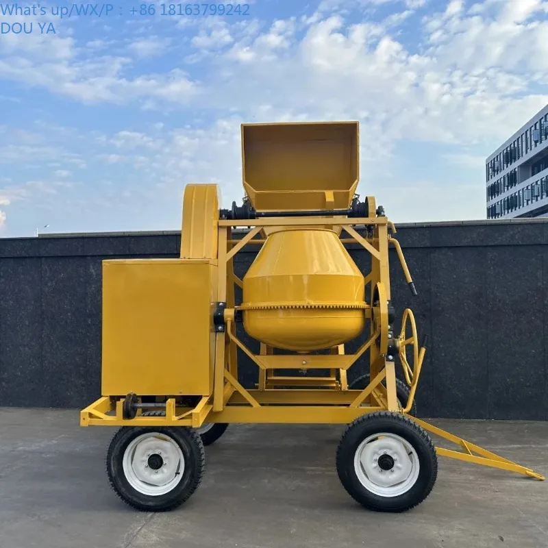 2026 آلات خلط الخرسانة الصغيرة مبيعات المصنع مباشرة خلاطات الخرسانة الاسمنتية الكهربائية الجديدة 350L 500L