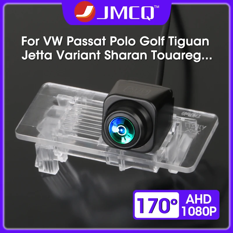 

JMCQ 170° Car Rear View Camera AHD 1080P CVBS Reverse Camera For VW Passat Polo Golf Tiguan Jetta Variant Sharan Touareg Altrack