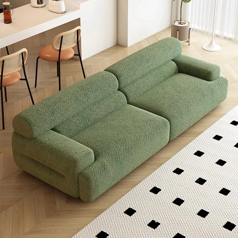 

French Lounger Living Room Sofas Modern Lazy Green Elegant Living Room Sofas Minimalist Luxury Salas Y Sofas Muebles Furniture