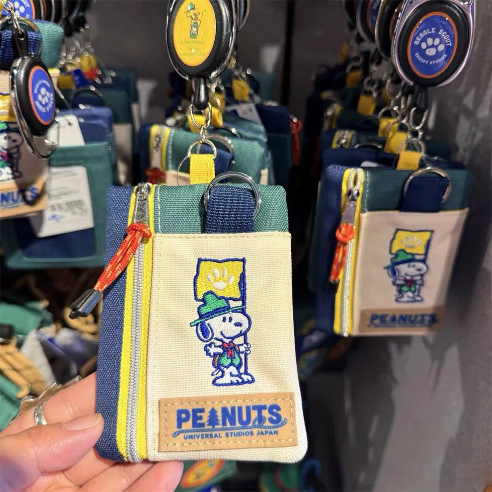 

Snoopy Explorer Outdoor Series, сумка для монет, водонепроницаемая нейлоновая сумка на молнии, походный кошелек для кемпинга для путешествий, любителей рыбалки