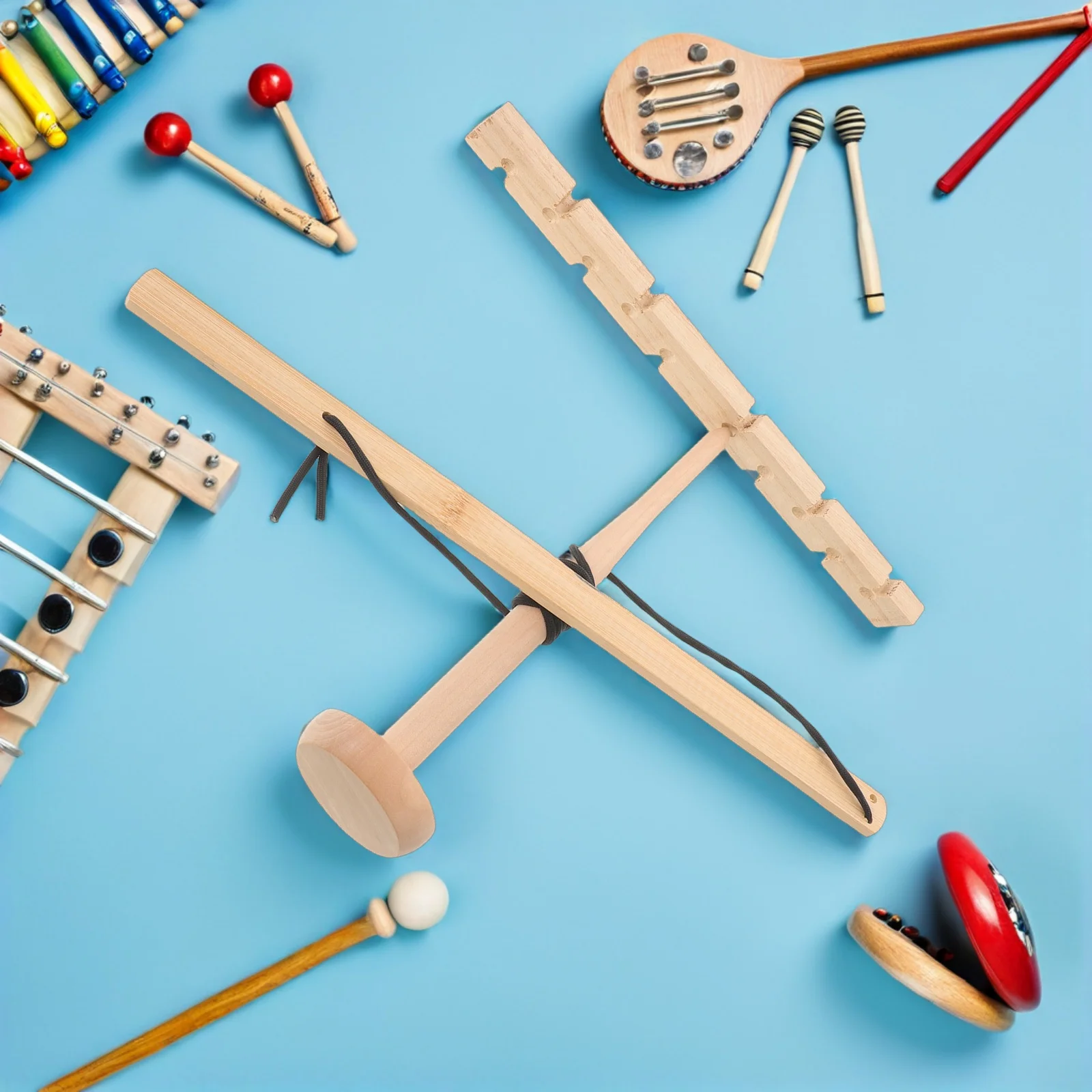 

1Set Bow Drill Kit Fire Starter Survival Wood Drill Compact for Emergency Use Outdoor Equipment Parent-Child Interaction Skill