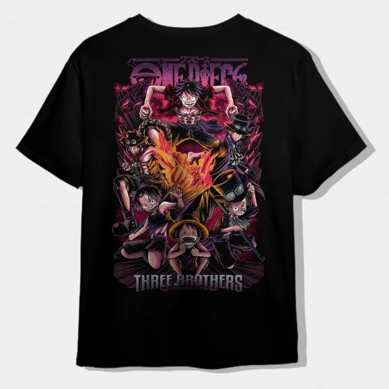 

Premium Street Clothing T-Shirt Japanese Animation Printing Heavy Cotton Loose T-Shirt Men's and Women's Short Sleeve Shirt