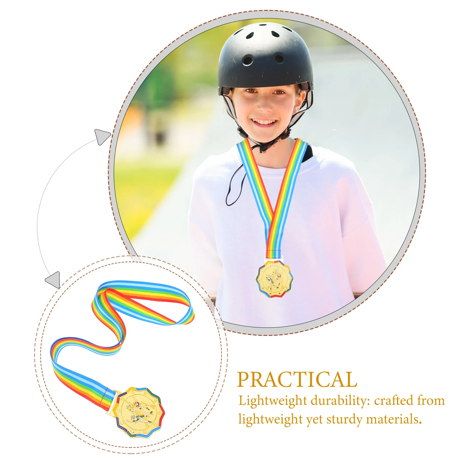 ميداليات التزلج على الجليد جائزة الرياضات الشتوية خفيفة الوزن لطلاب ميدالية مسابقة رياض الأطفال