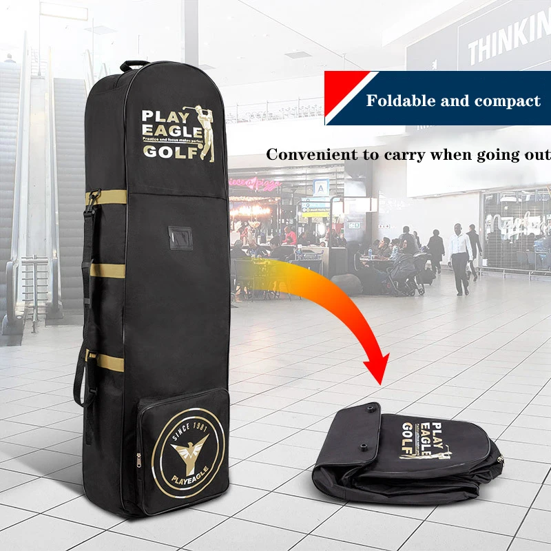 Golf Air Checked Bag Oxford borsa portasciugamani pieghevole protezione per sacca da Golf con lucchetto a combinazione