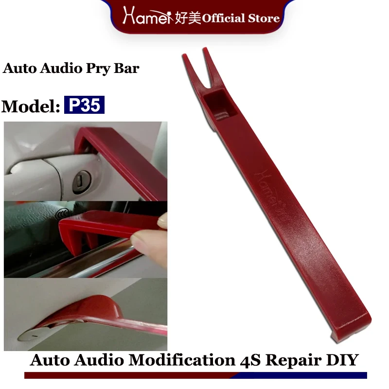

Hmaie 1/5pcs Auto Dismantle Tools Kit Plastic Kit Car Door Clip Panel Trim Radio Dash Audio Removal Installer Pry Kit