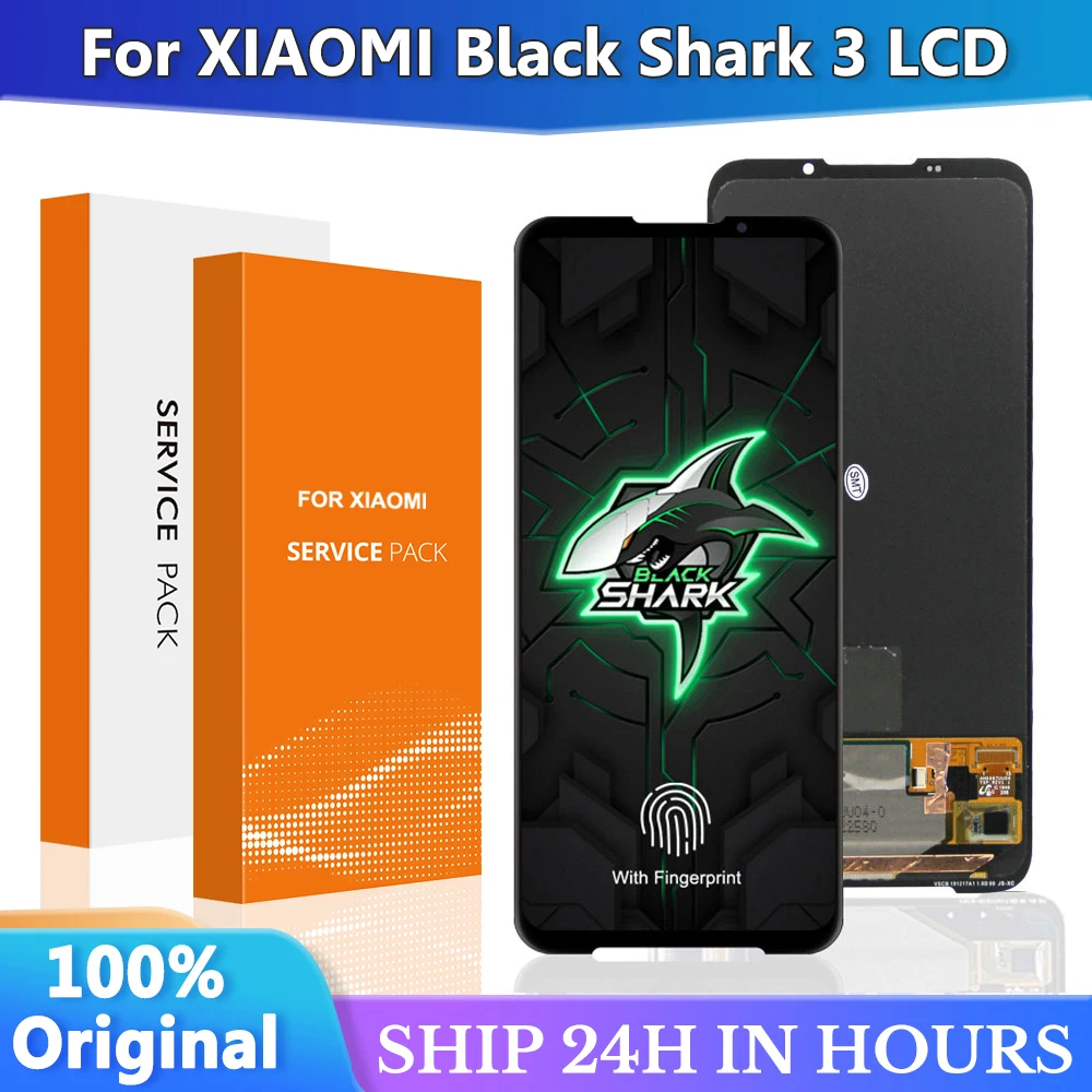 

Original 6.67'' For Xiaomi Black Shark 3 LCD Touch Screen Digitizer Assembly Replacement For Xiaomi BlackShark 3 Lcd Display