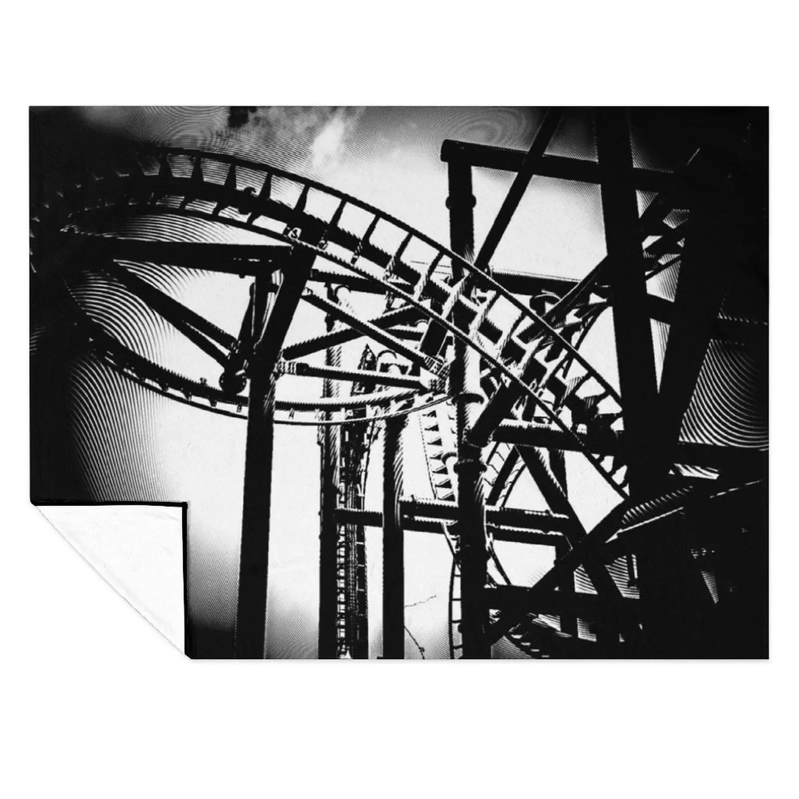 

Roller-Coaster Pop Art - #1 Throw Blanket Moving Decoratives Bed Fashionable For Sofa Thin Blankets