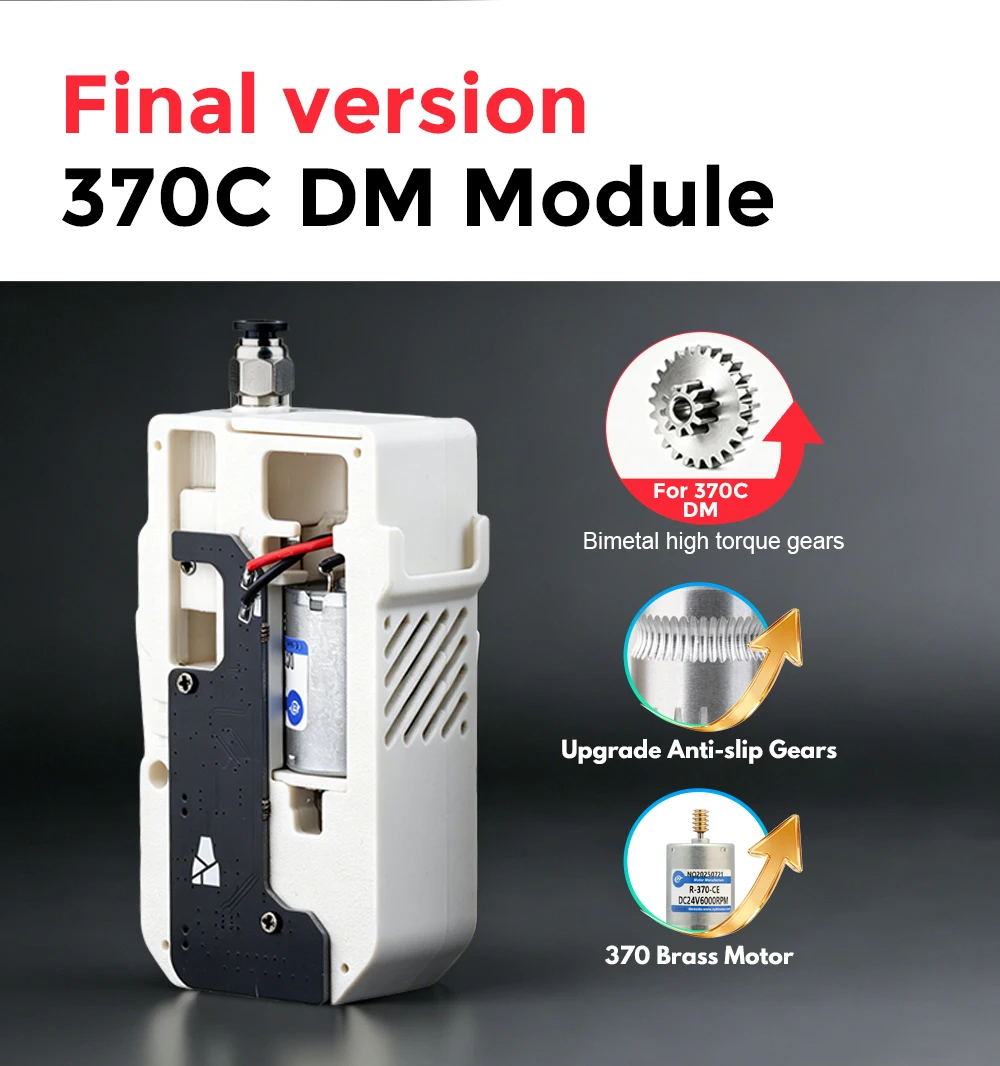 BLV ® Final BMCU 370C 370CDM Upgrade-Getriebe, Einzelmodul, geeignet für BLV BMCU 370C 370CDM, für Bambulab A1 A1 Mini – Detail 4