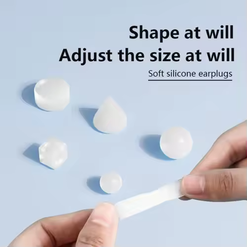 12PCS Silicone Ear Plugs Noise Reduction Sleep Anti Canceling Sound Insulation Earplug Protection Sleeping Reusable Ear Plugs - Image 4