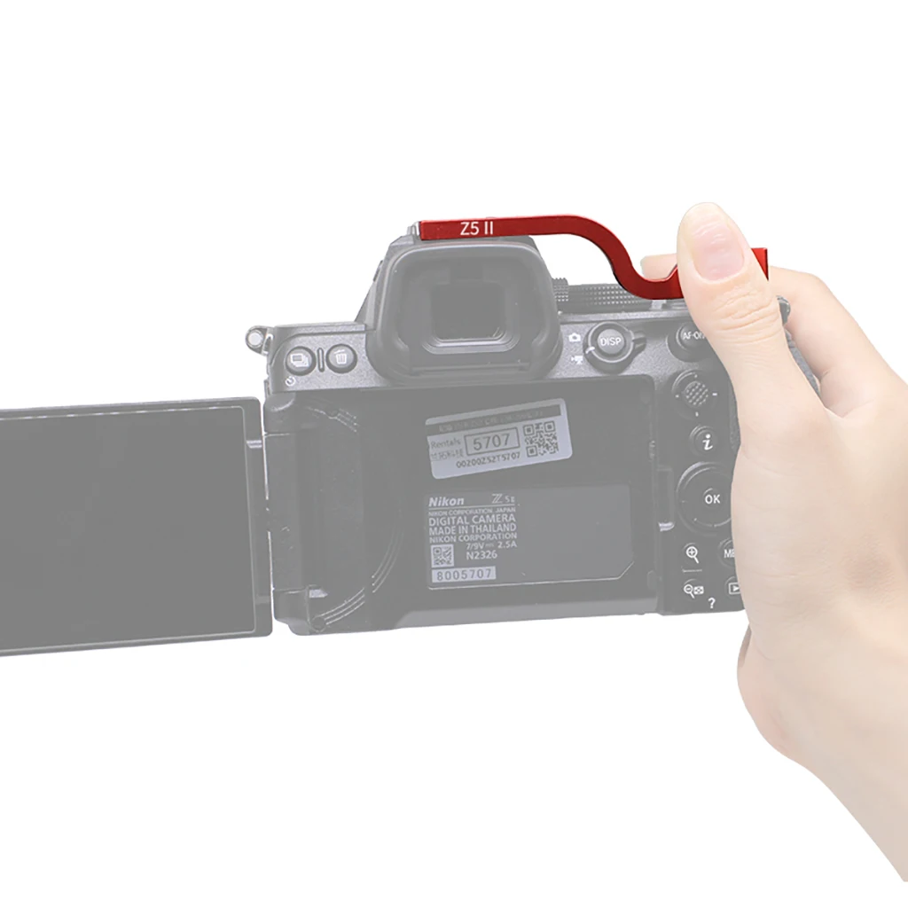 Z5II Metall-Daumengriff Handgriffhalter für Nikon Z5 Z6 Z7 Z5II Z6II Z7II Z6III Kamera-Zubehör Blitzschuhabdeckung – Detail 10