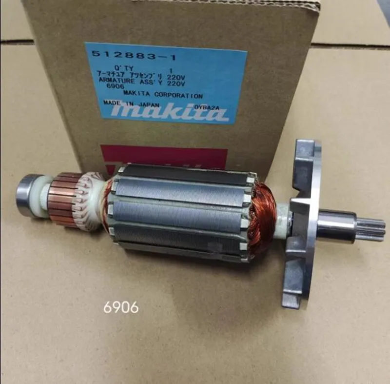 220-240V Original  Amature Rotor  512883-1  Makita 6906