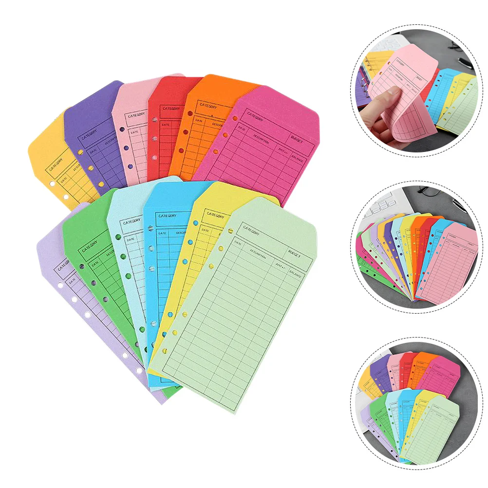 

36 шт. многоразовые цветные конверты формата А6, денежный депозит, бюджетный переплет для финансового отслеживания и организации, чехол для букв