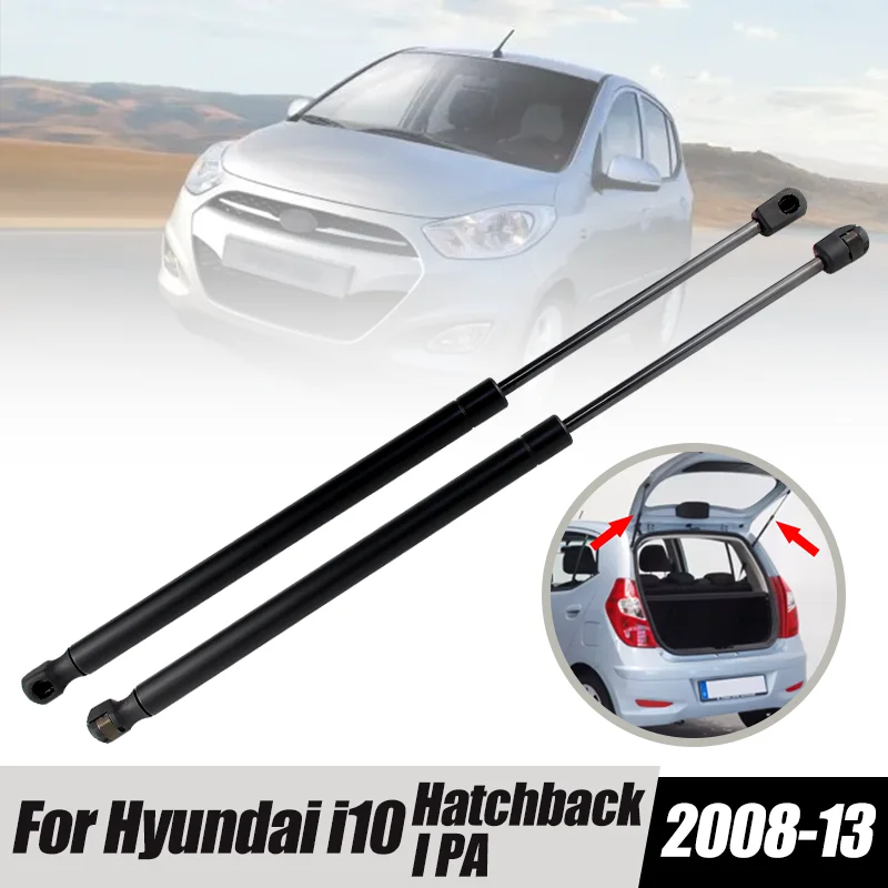 2PCS Rear Boot Tailgate Gas Struts For Hyundai i10 Hatchback I PA 2008-2013 430719071200, 81770-0X000, 81770-0X001 ,ADG05821,