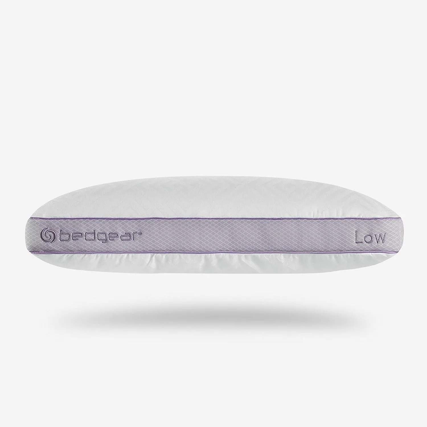 Bedgear Low/High Pillow - Low Size - Washable Hyper-Cotton Cover - Pillows for Back and Stomach Sleepers - 20