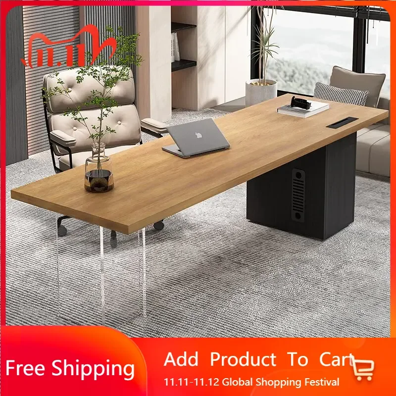Display Organizer Computer Table Home Office Study Reading Executive Desk Gaming Laptop Computer Ufficio Living Room Furniture