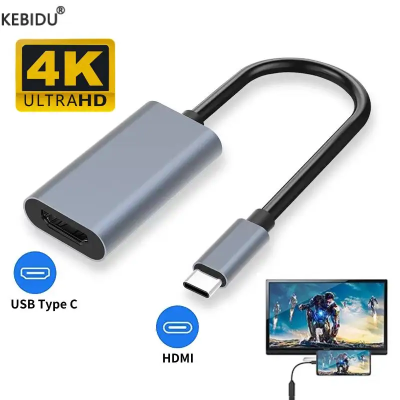 USB C to HDMI Adapter 4K Cable USB 3.1 Type C 4K@60Hz HDMI TV Converter For Projector PC MacBook Pro Laptop Tablet HUAWEI